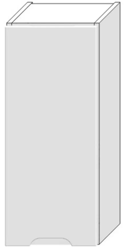 Skrinka do kuchyne Zoya W30 Pl Biely hrášok / Biely