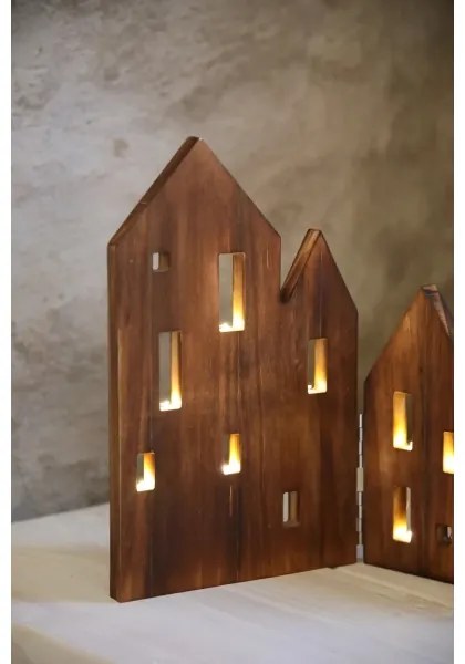 Markslöjd 706212 - LED vianočná dekorácia VIEW LED/0,9W/230V borovica/hnedá