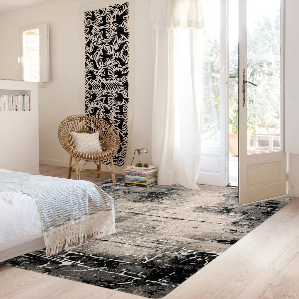 Berfin Dywany, Kusový koberec Elite 8497 Grey, 60x100, šedá, chodba / predsieň