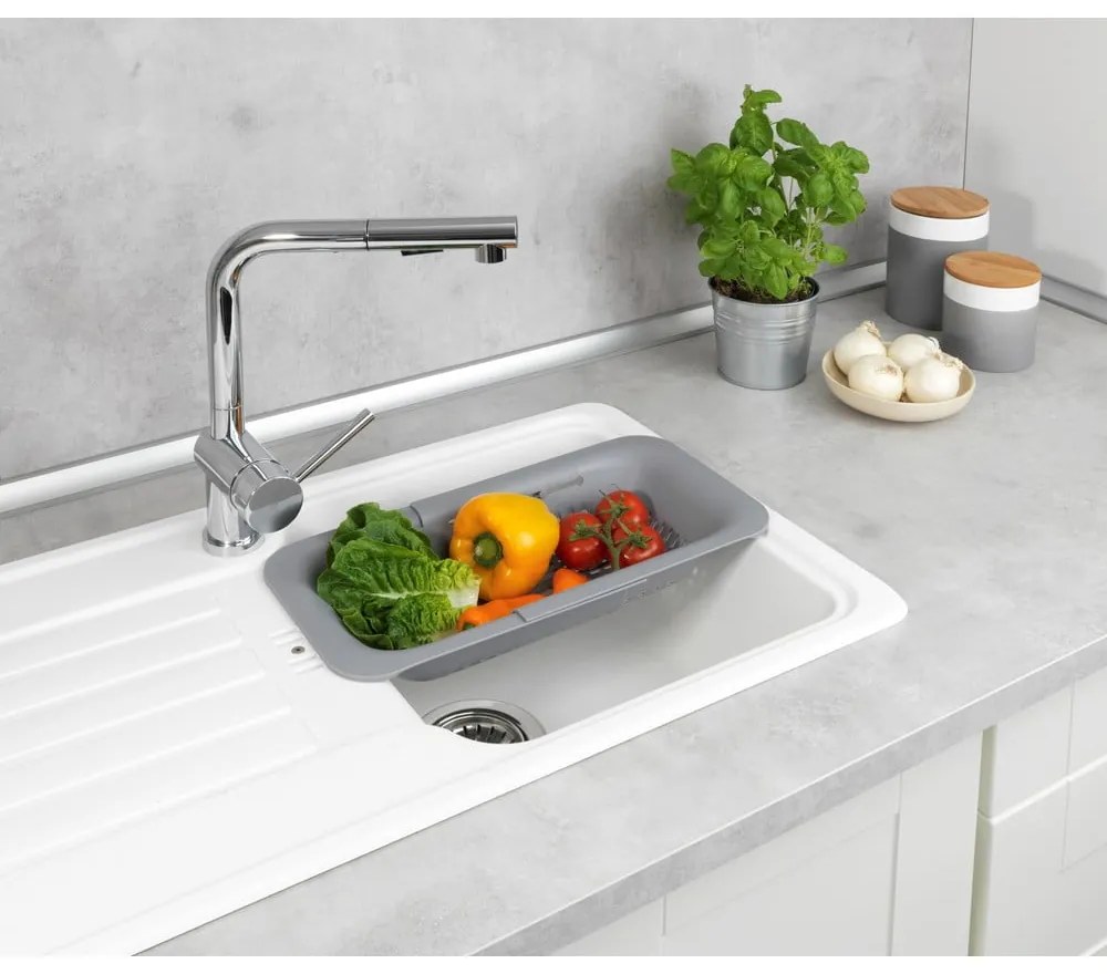 Plastový teleskopický odkvapkávač do drezu Sieve – Wenko