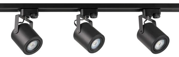 Bodové svietidlo do lištového systému MINOR 3xGU10/10W/230V + 1 m lištový systém