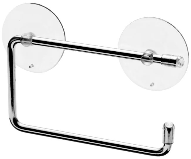 BISK Erga NIAGARA, držiak toaletného papiera na prísavky, chrómová, ERG-04835