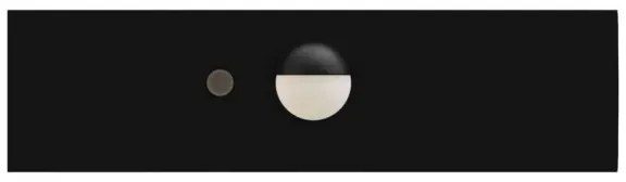 LED Solárny reflektor so senzorom pohybu LED/3,7V 1200mAh 4000K IP65 čierna