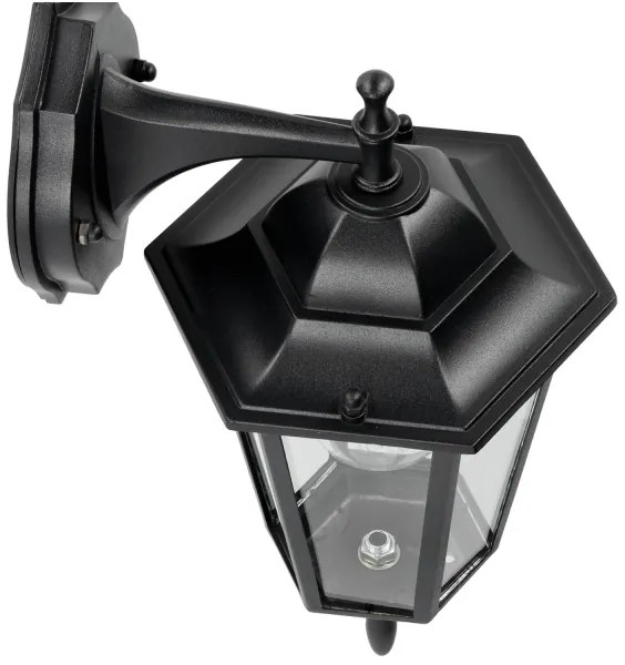 Vonkajšie nástenné svietidlo 1xE27/60W/230V IP44 čierna