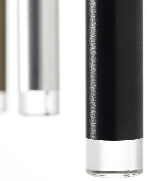 Brilliant - LED stmievateľný luster na lane CEMBALO LED/60W/230V chróm/čierna/hnedá