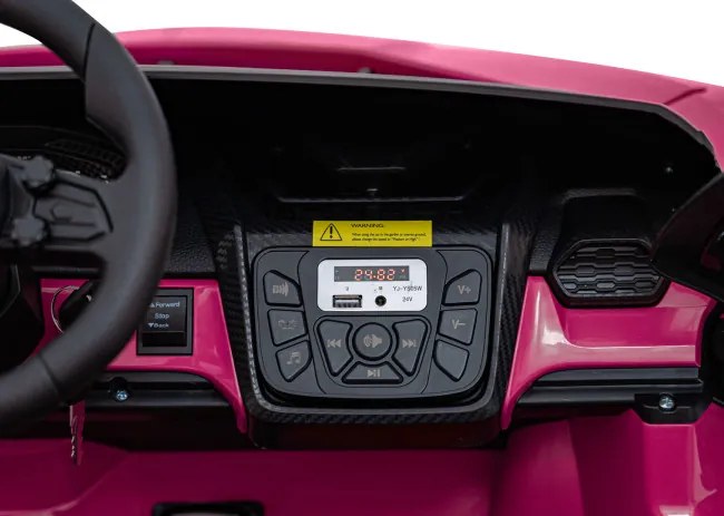 Elektrické autíčko Lamborghini Revuelto XL STRONG ružové