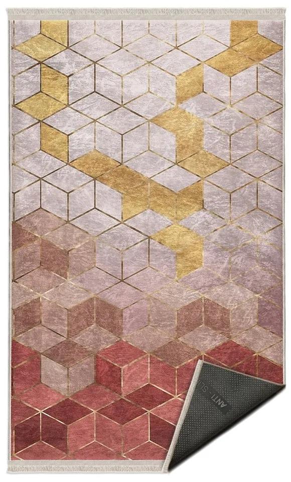 Ružový koberec behúň 80x200 cm - Mila Home