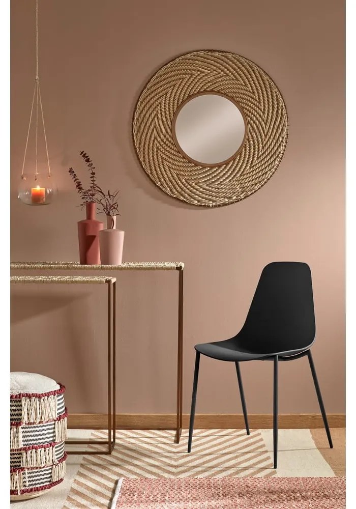 Čierna jedálenská stolička Kave Home Wassu