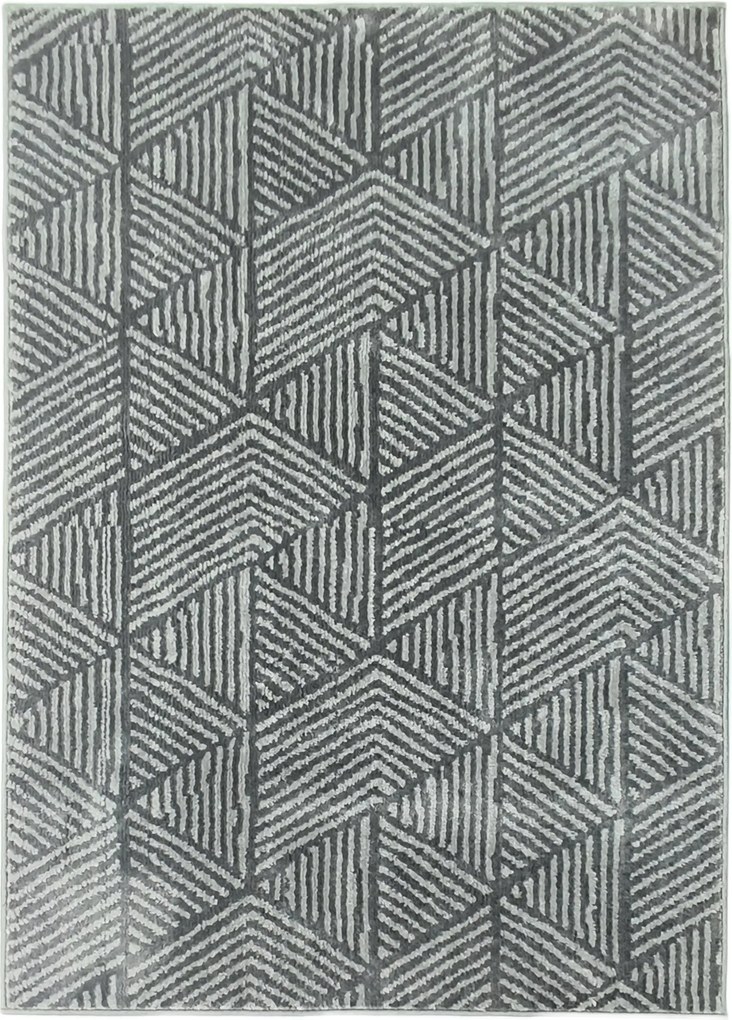 HOMCOM Krátkovlasový koberec do obývacej izby v modernom štýle, umývateľný, 150 x 80 cm Tmavo šedý | Aosom