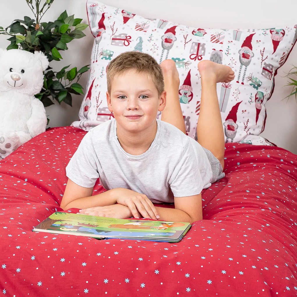 4Home Bavlnené obliečky Christmas Elf, 140 x 200 cm, 70 x 90 cm