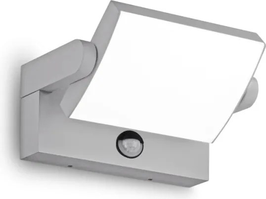 Ideal Lux - LED vonkajšie nástenné svietidlo so senzorom SWIPE LED/21W/230V CRI90 IP54 sivé