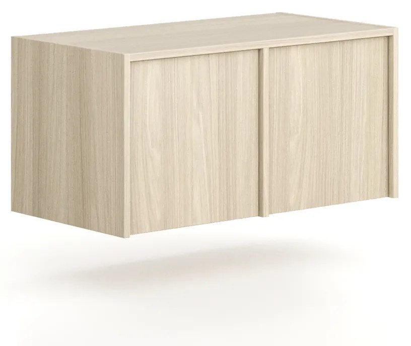 Nadstavba pre skrine FRAME, 2x dvere, 872 x 450 x 427 mm, PUSH-lock, dub prírodný