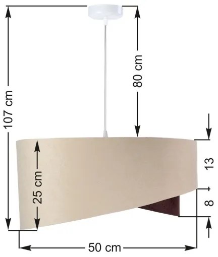 Luster na lanku GALAXY 1xE27/60W/230V