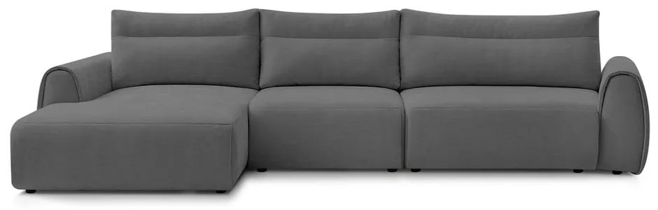 Sivá rohová pohovka Aden – Bobochic Paris