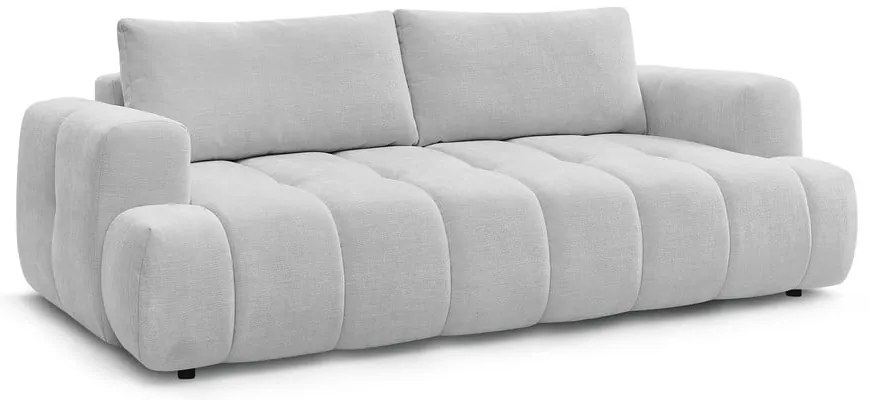 Svetlosivá rozkladacia/s úložným priestorom pohovka 251 cm Fuji – Bobochic Paris