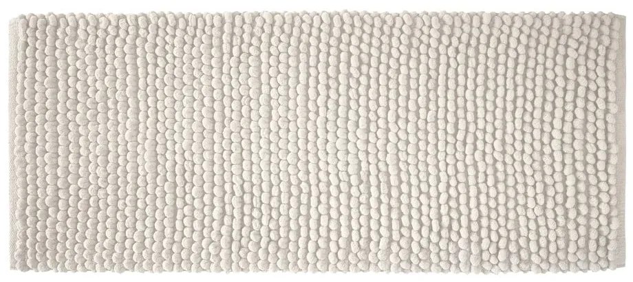 Biela kúpeľňová predložka 50x120 cm Aspen Bobble – Bianca