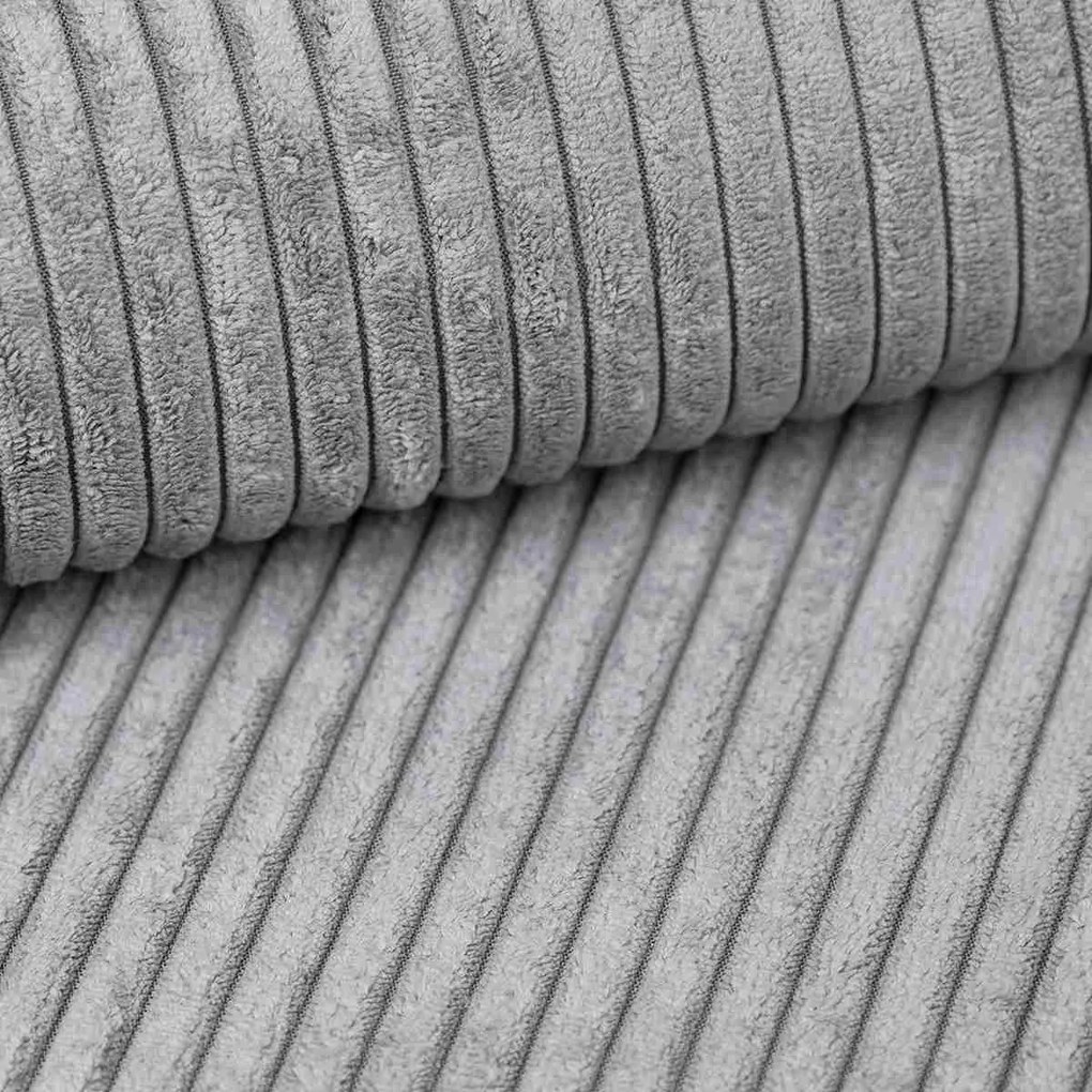 Svetlosivá rohová pohovka SMART COSARO, obojstranná + 2 vankúšiky ZADARMO