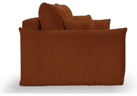 Rozkladacia dvojmiestná pohovka FRIDA hnedá