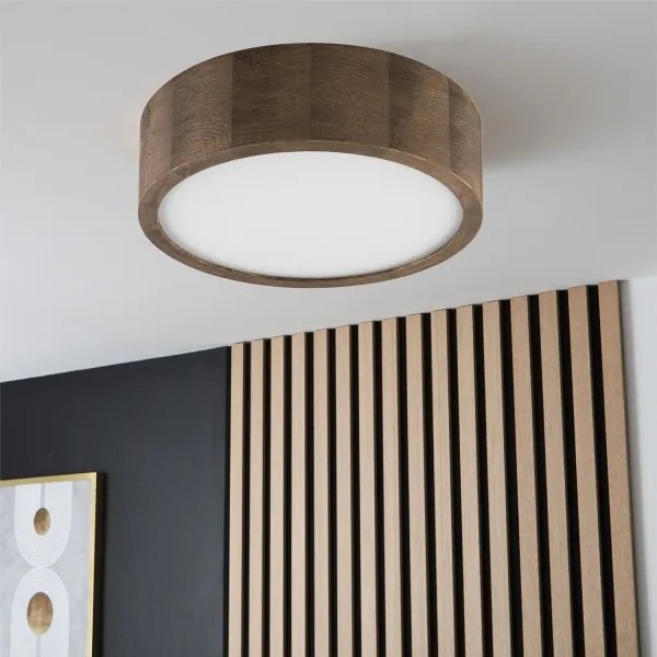 Brilagi - LED Stropné svietidlo CARVALHO 1xE27/60W/230V dub orech pr. 27 cm