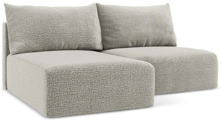 Svetlosivá rozkladacia/s úložným priestorom rohová pohovka (ľavý roh) Kalena – Makamii