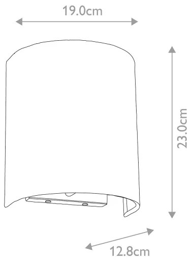 Elstead DL-COOPER-S-IV-AB - Nástenné svietidlo COOPER 1xE27/60W/230V zlaté