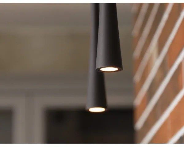 MAXLIGHT P0373 - LED Luster na lanku COFFEE LED/7W/230V pr. 3 cm čierna