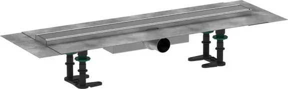 Hansgrohe RainDrain Compact, úplná sada sprchového žľabu 700 pre dlažbu, pre plochú inštaláciu, HAN-56165000
