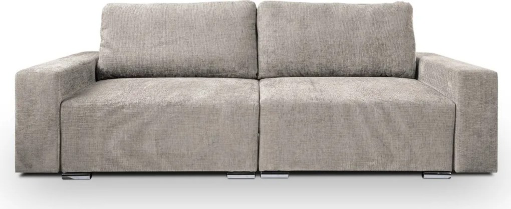 Rozkladacia pohovka Anafi, šedo-béžová látka