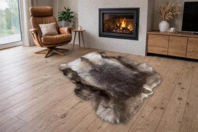 Koberec RENIFER POK018 hnedý / sivý