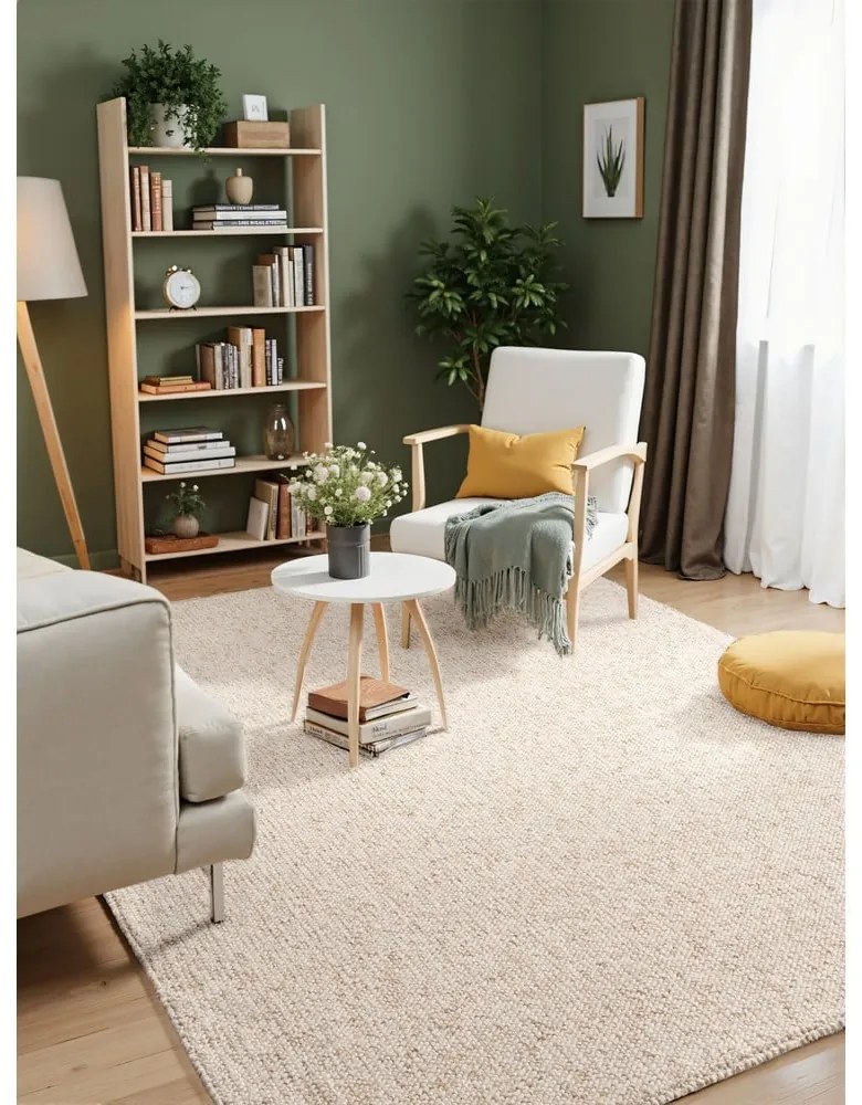 Krémovobiely prateľný koberec 240x340 cm Rocco Cream – Elle Decoration