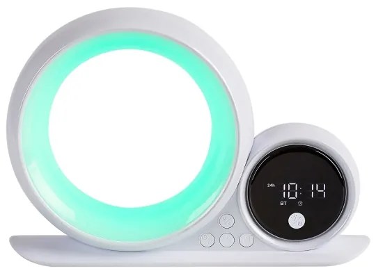 Rabalux 76109 - LED RGB Stolná lampa s reproduktorom WAKEWAY LED/5W/230V