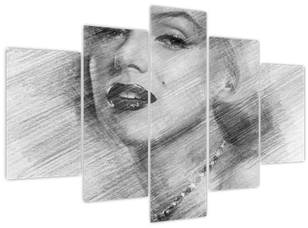 Obraz - Portrén Merilyn Monroe (150x105 cm)
