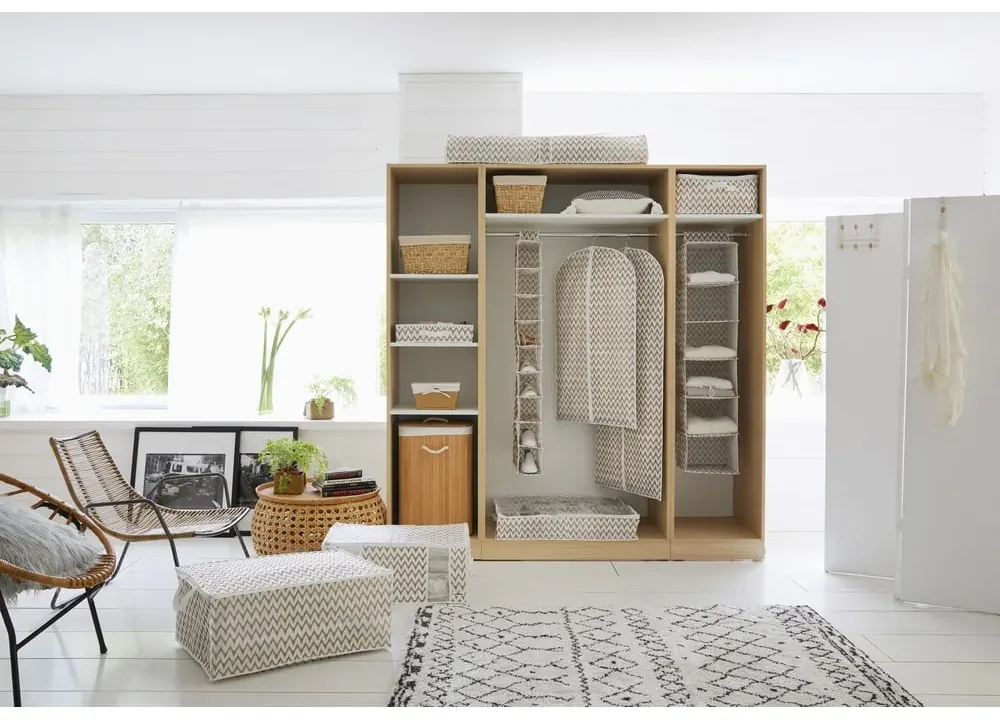 Bambusový kôš na bielizeň v prírodnej farbe 78 l Bamboo – Compactor