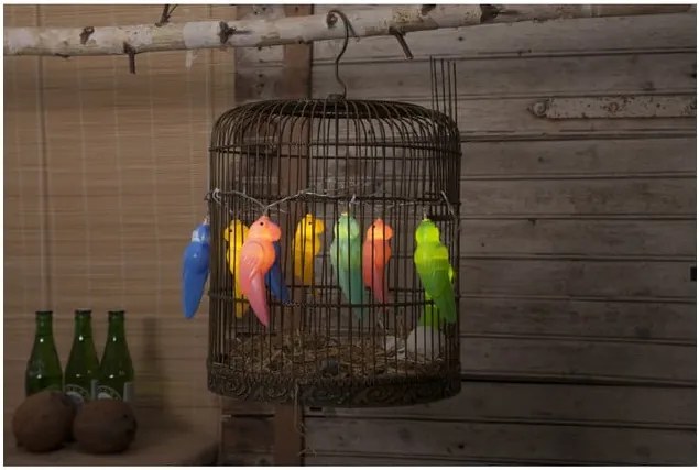 Svetelná LED reťaz Best Season Lightchain Funlight Parrots, 10 svetielok