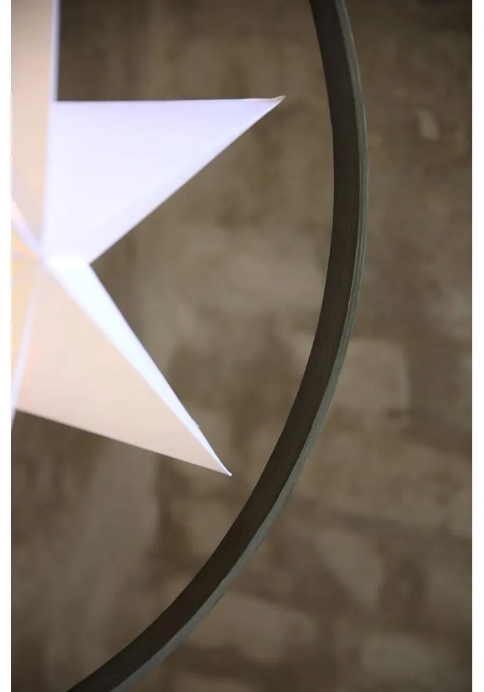 Bielo-sivá svetelná dekorácia ø 50 cm Speranza – Markslöjd