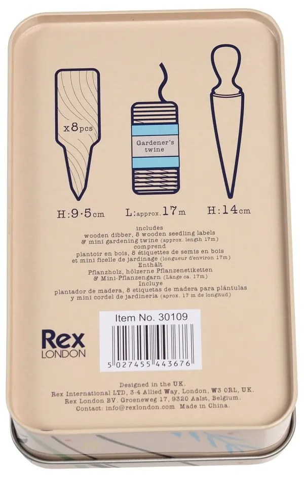 Štítky k rastlinám v súprave 10 ks Your Garden – Rex London