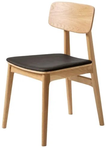 Jedálenská stolička Unique Furniture LIVO hnedá drevo 38444201