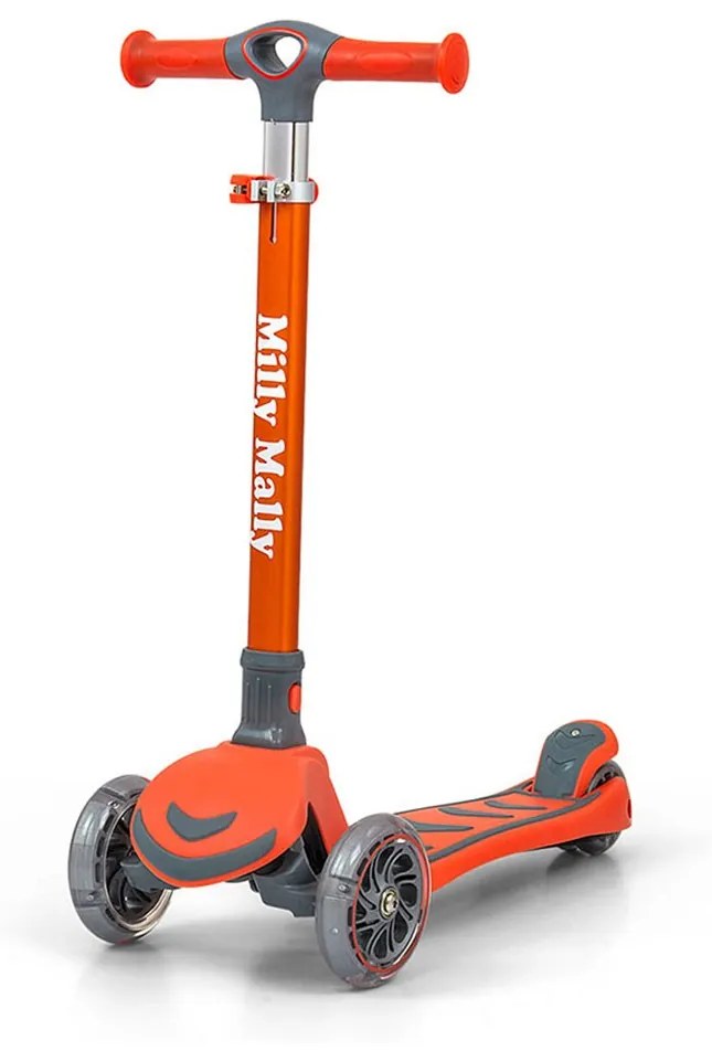 Detská kolobežka Milly Mally Scooter Boogie oranžová