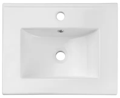 COMAD UM-2050RB DANCE 50 DP-Zápustné umývadlo DANCE 52x40 cm keramika/matná biel