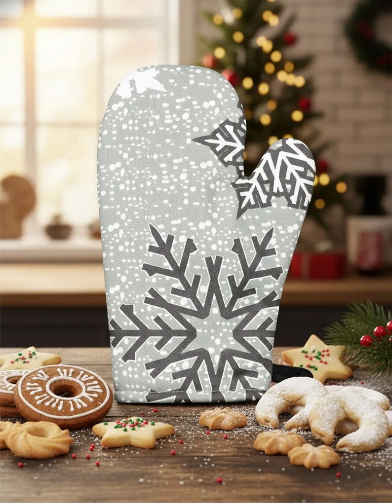 Chňapka kuchynská, Vločky 1023, sivé