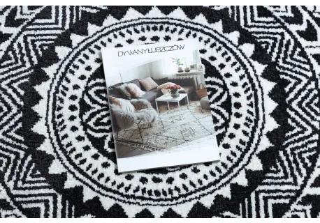 Okrúhly koberec FUN Napkin obrúsok - sivá Veľkosť: kruh 100 cm