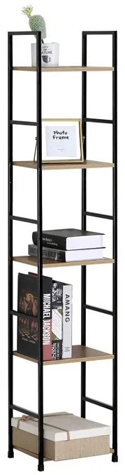 BONTEC Regál, mdf, hnedá, GD-215 OAK Farba: Prírodné
