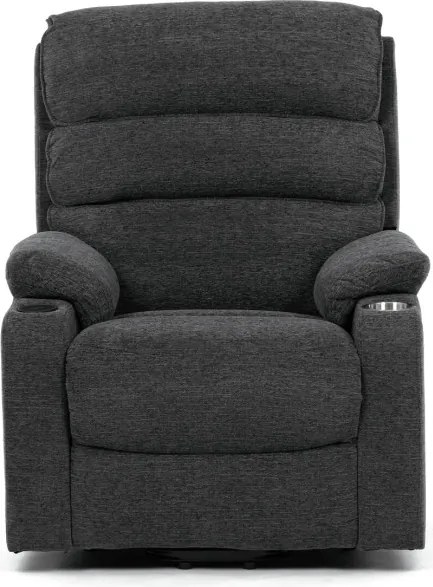 Polohovacie kreslo sivé, elektrické TV-S8348 GREY2