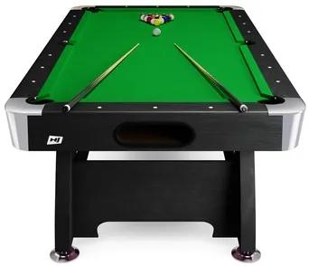 Hop-Sport Biliardový stôl Vip Extra 8 FT čierno/zelený
