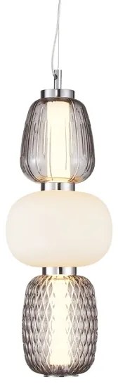 LED Luster na lanku CARO LED/28W/230V chróm