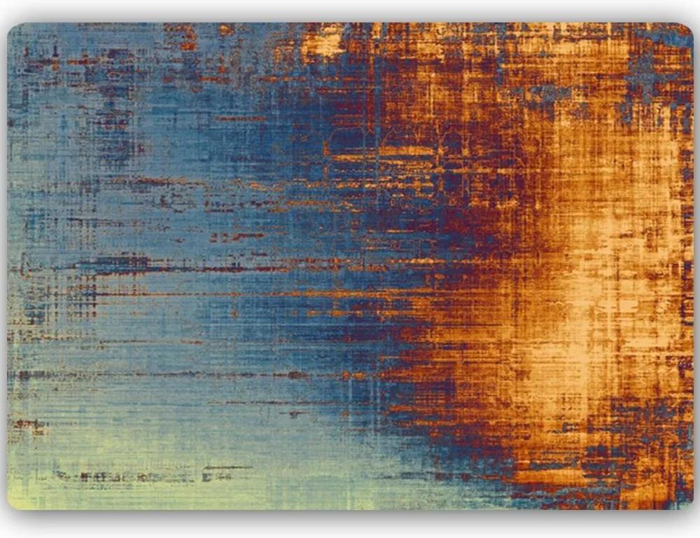 CARO Kovový obraz - Abstraction 4 40x30 cm