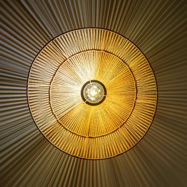 Brilagi - LED Prisadený luster CERIA BOHO 1xE27/40W/230V pr. 50 cm hnedá