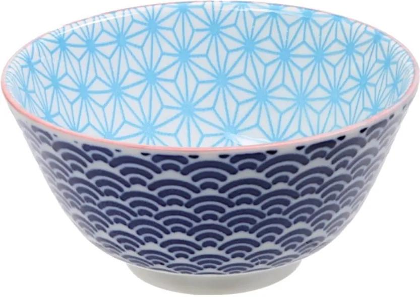Modrá porcelánová miska Tokyo Design Studio Star, ⌀ 12 cm