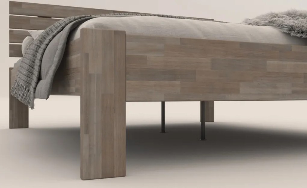 Posteľ Isolda 180x200 cm, šedý buk