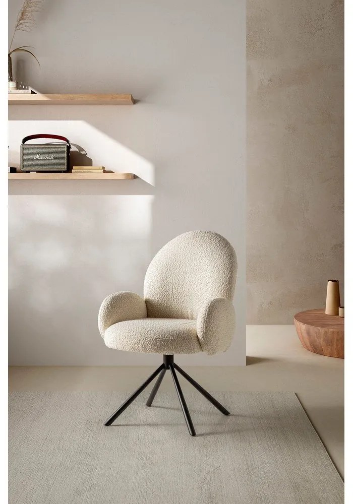 Béžové kreslo Dario – Marckeric